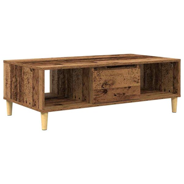 vidaXL Table basse Bois ancien 103 5 x 60 x 35 cm Bois d'ingénierie