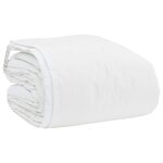 vidaXL Ensemble de Duvet avec oreiller 3 Pièces Blanc Plume de canard