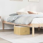 vidaXL Boîte de rangement avec fenêtre transparente 2 Pièces Crème