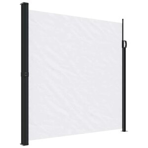 vidaXL Auvent latéral rétractable blanc 200x600 cm