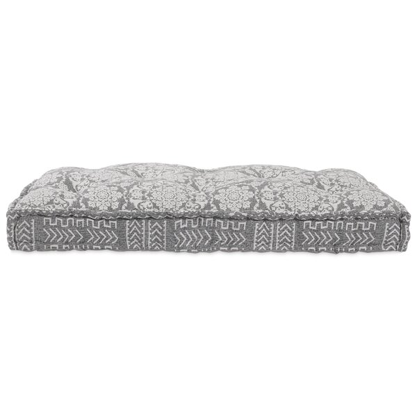 Coussin de palette vidaXL gris clair 120x80x12 cm en tissu