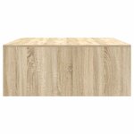 vidaXL Table basse avec tiroirs chêne sonoma 100x100x40 cm