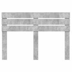 vidaXL Tête de lit Gris béton 140 cm Bois d'ingénierie