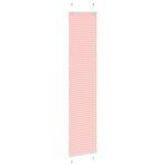 vidaXL Store plissé rose 45x200 cm largeur du tissu 44 4 cm polyester