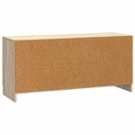 vidaXL Meuble TV Chêne Sonoma 102 x 34 5 x 47 cm Bois d'ingénierie