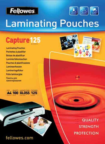 Pochette à plastifier, A2, brillante, 250 microns FELLOWES