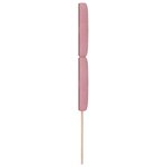 vidaXL Tête de lit LED rose 90 cm en velours