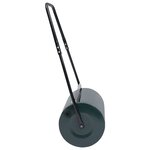 vidaXL Rouleau à gazon vert et noir 63 cm 50 L