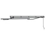 vidaXL Cadre de auvent Anthracite 3 x 2 m Métal