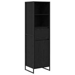 vidaXL Bibliothèque Chêne noir 43 x 36 x 150.5 cm Bois d'ingénierie
