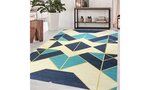 Tapis d'intérieur Triangle 80 x 150 cm - Bleu