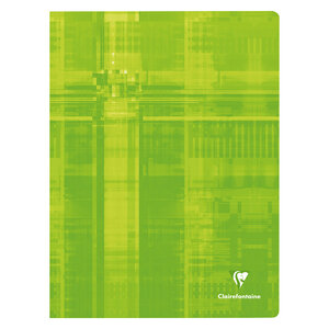 Cahier piqué clairefontaine metric a4+ 24 x 32 cm - grands carreaux - 96 pages