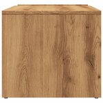 vidaXL Table basse chêne artisanal 90x45x35 cm bois d'ingénierie