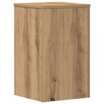 vidaXL Supports pour plantes 2 Pièces chêne artisanal bois ingénierie