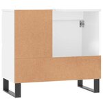 vidaXL Armoire de salle de bain blanc 65x33x60 cm bois d'ingénierie