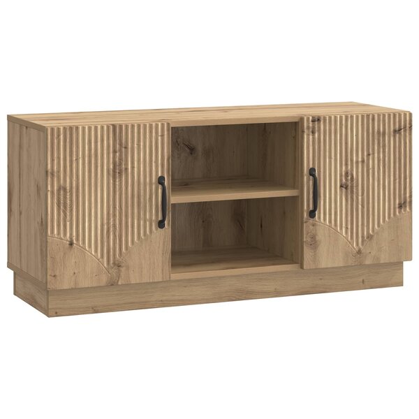 vidaXL Meuble TV 102 x 34 5 x 47 cm Chêne artisanal Bois d'ingénierie
