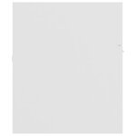vidaXL Armoire d'évier Blanc 100x38 5x46 cm Bois d’ingénierie