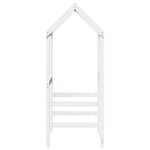 vidaXL Toit de lit pour enfants blanc 98x70x176 5cm bois de pin massif