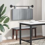 vidaXL Tête de lit suspendue Gris clair Tissu
