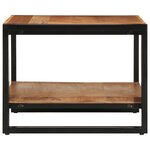 vidaXL Table basse 70x50x38 cm bois massif acacia