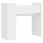vidaXL Table console blanc 100x35x90 cm bois d’ingénierie