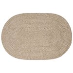 vidaXL Tapis de surface Blanc 100 x 152 cm Jute