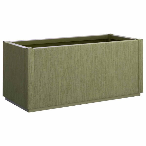 vidaXL Boîte de fleurs de jardin Vert 80 x 36 x 35 cm PP