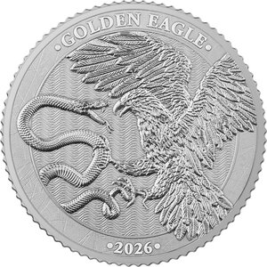 Monnaie GOLDEN EAGLE 1/10 Oz Argent Malta 2026 (PRÉCOMMANDE)