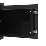vidaXL Coffre électronique numérique avec verrouillage par empreinte digitale 25x35x25 cm en acier