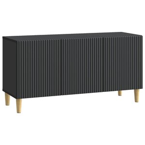 vidaXL Meuble TV 99 x 34 5 x 50 cm Noir Bois d'ingénierie