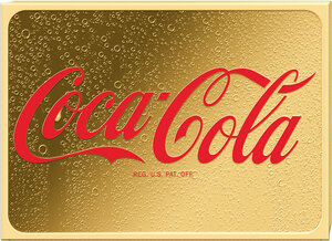 Pièce de monnaie en Or 3000 Francs g 0.062 (1/500 oz) Millésime 2023 Through the Decades CLASSIC COCA COLA