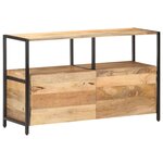 vidaXL Buffet 110x35x65 cm Bois de manguier massif