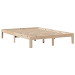vidaXL Cadre de lit et tête de lit sans matelas 135x190 cm