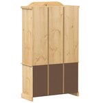 vidaXL Vitrine en verre Corona 103 5x42x180 cm bois de pin massif
