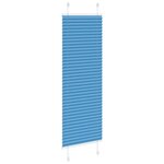vidaXL Store plissé bleu 45x100 cm largeur du tissu 44 4 cm polyester
