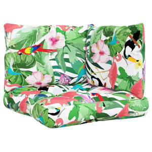 vidaXL Coussins de palette lot de 3 multicolore tissu Oxford