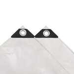 vidaXL Bâche 650 g / m² 2 5 x 3 5 m Blanc