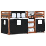 vidaXL Lit superposé sans matelas 80x200 cm bois de pin massif