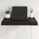 vidaXL Dessus de table bois massif traité bordure assortie