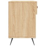 vidaXL Banc à chaussures chêne sonoma 102x35x55 cm bois d'ingénierie