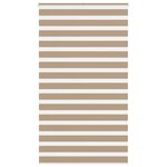 vidaXL Store zèbre marron sable largeur du tissu 115 9 cm polyester