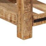 vidaXL Table console 100x35x75 cm bois de manguier massif