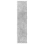 vidaXL Bibliothèque gris béton 80x24x109 cm bois d'ingénierie