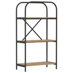 vidaXL Étagère chêne artisanal 60 x 30 x 109 cm Bois d'ingénierie