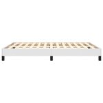 vidaXL Cadre de lit sans matelas blanc 140x190 cm similicuir
