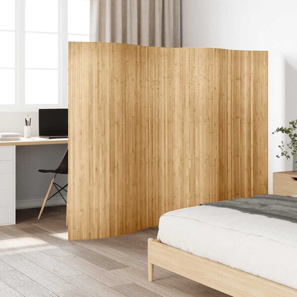 vidaXL Cloison de séparation Bambou 250 x 165 cm Naturel