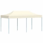 vidaXL Tente pliable 3 x 6 m Blanc crème