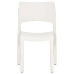 vidaXL Chaises de jardin lot de 2 Blanc Polypropylène