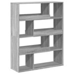 vidaXL Cloison de séparation sonoma gris bois d'ingénierie
