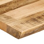 vidaXL Dessus de table bord vivant 110x60x2 5 cm bois de manguier brut